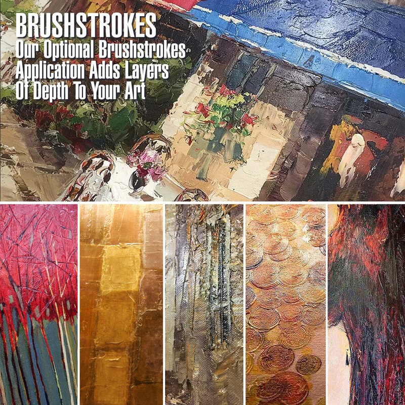 36W"x24H" BRYONY by DANIEL PHILL - FLOWERS BRUSH DRIP SPATULA CHOICES of CANVAS gallery