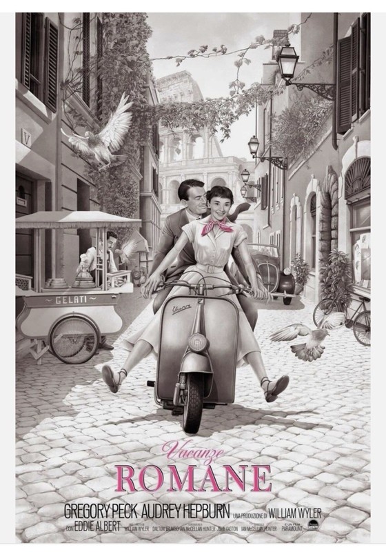ROMAN HOLIDAY Variant ADAM STOTHARD AUDREY HEPBURN
