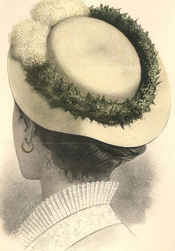 G. Gronin – 19th Century Aquatint, The Hat