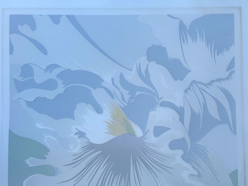 DENISE HARRIS ORCHID ORCHIDS INTAGLIO ETCHING HAND SIGNED IN PENCIL FLOWERS ART gallery