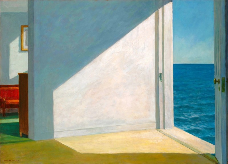 Edward Hopper Rooms by the Sea PAINTING WALL ART home decor
