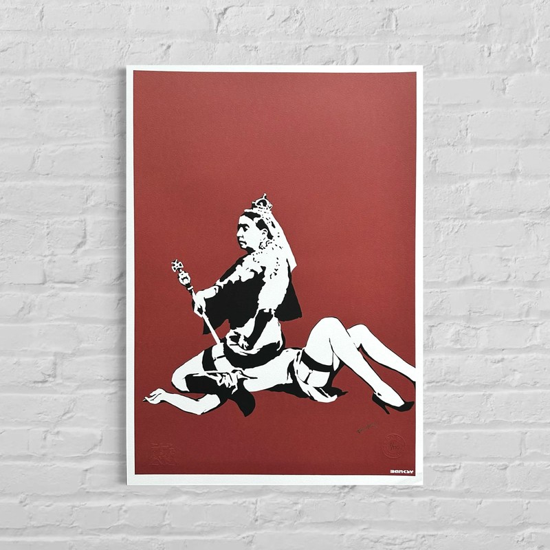 Banksy Queen Victoria Lithograph on Arches 300gsm 16.5x23in (42x59 cm)
