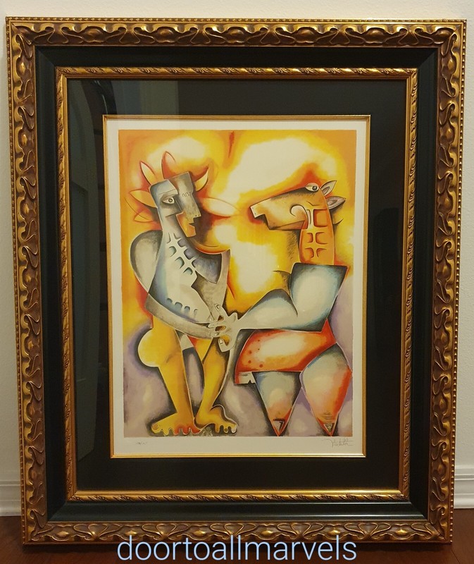 A. NECHITA-CONFRONTING YOUR FANTASIES- 158/195 SIGNED '03 LITOGRAPH Orig $2,000