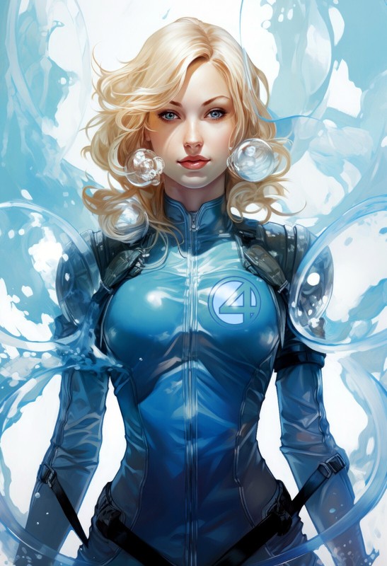 "Sue Storm 2" 13" x 19" Fine Art Print Limited to Only 20 Hand-Numbered Copies