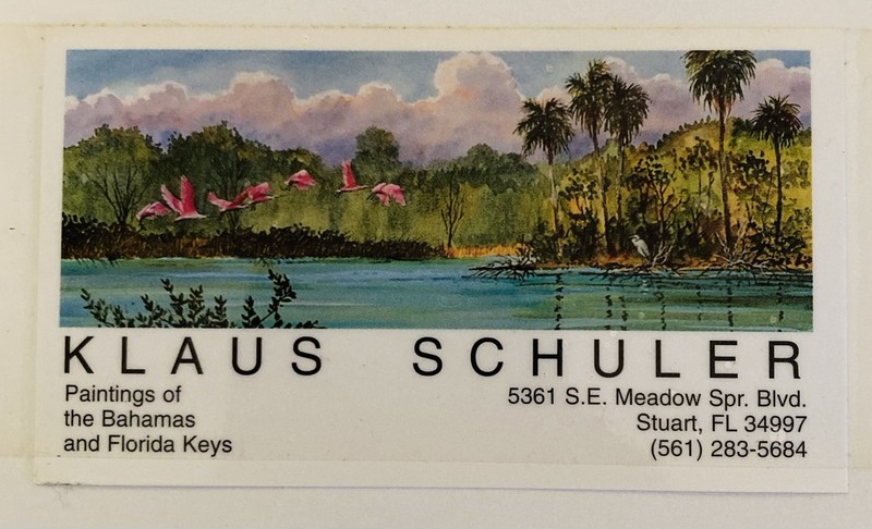 FLORIDA Coastal Print “Southern Comfort” by Klaus Schuler Matted & Framed 22x18” gallery