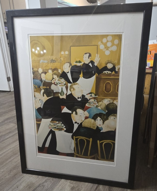 Beryl Cook Chartiers signed numbered silkscreen