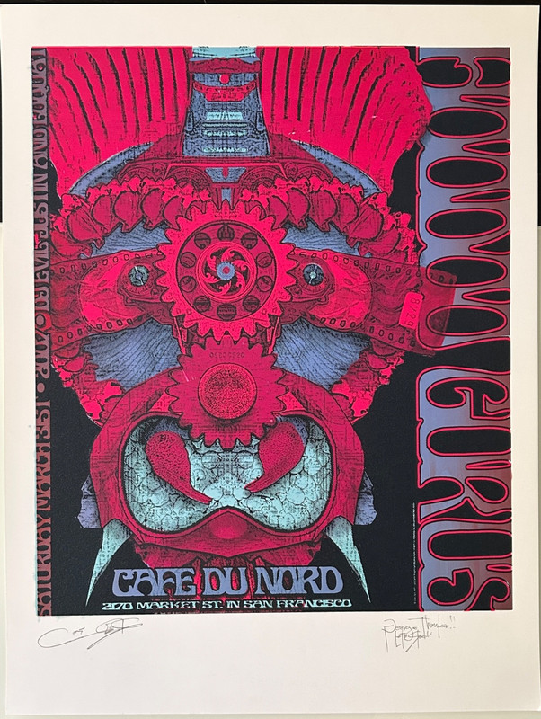 Hoodoo Gurus San Fran. 2005 by Ron Donovan/Firehouse w/dedication