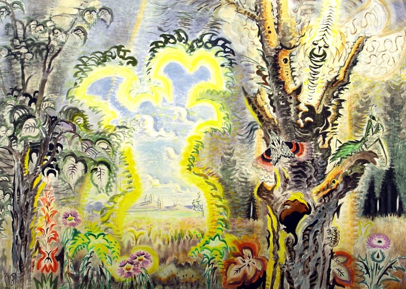 Charles Burchfield : Gateway to September : Archival Quality Art Print gallery