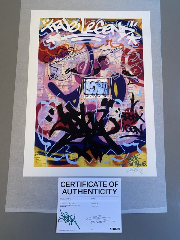 Cope2 True Legend ’25 Art Print Signed PP Printer Proof X/5 COA