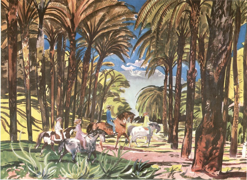 LARGE Millard Owen Sheets – Palm Springs California – Print 24″ x 30″