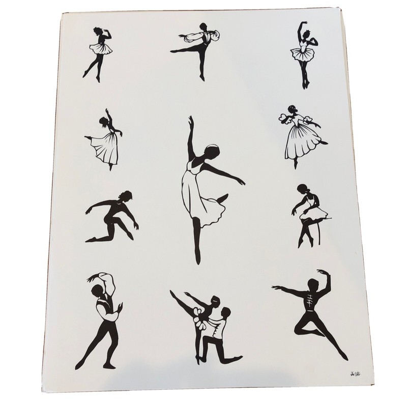 Gertrud Richter Scissors Cut Art limited Ed “The Dance” COA 12 Figures