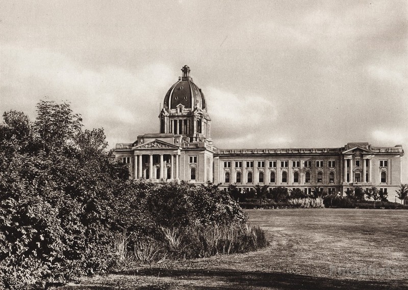 1925 Vintage CANADA ~ Parliament Building Regina Saskatchewan Architecture Art