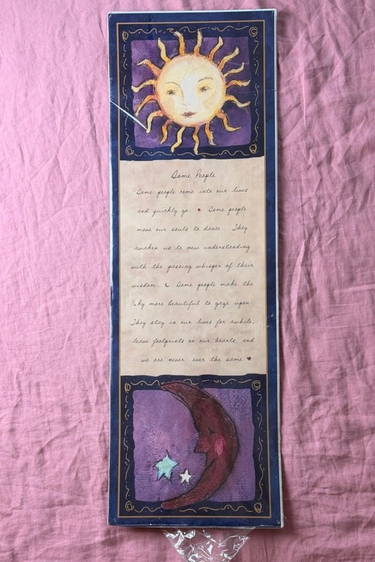 Flavia Weedn 1995 Litho Some People Inspirational Celestial Sun Moon Vintage Y2K