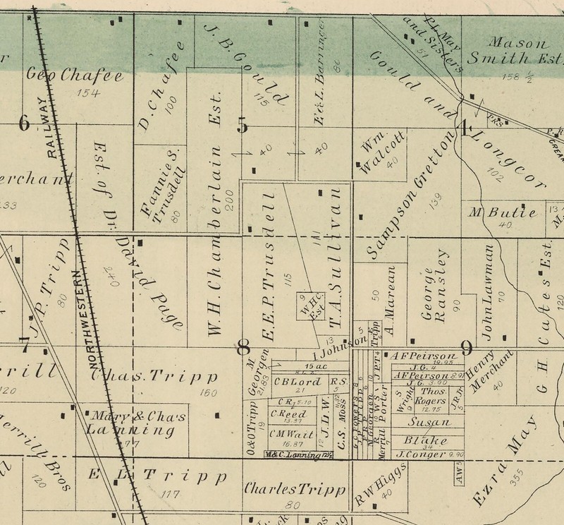 1886 Map of Spring Township Boone County Illinois gallery