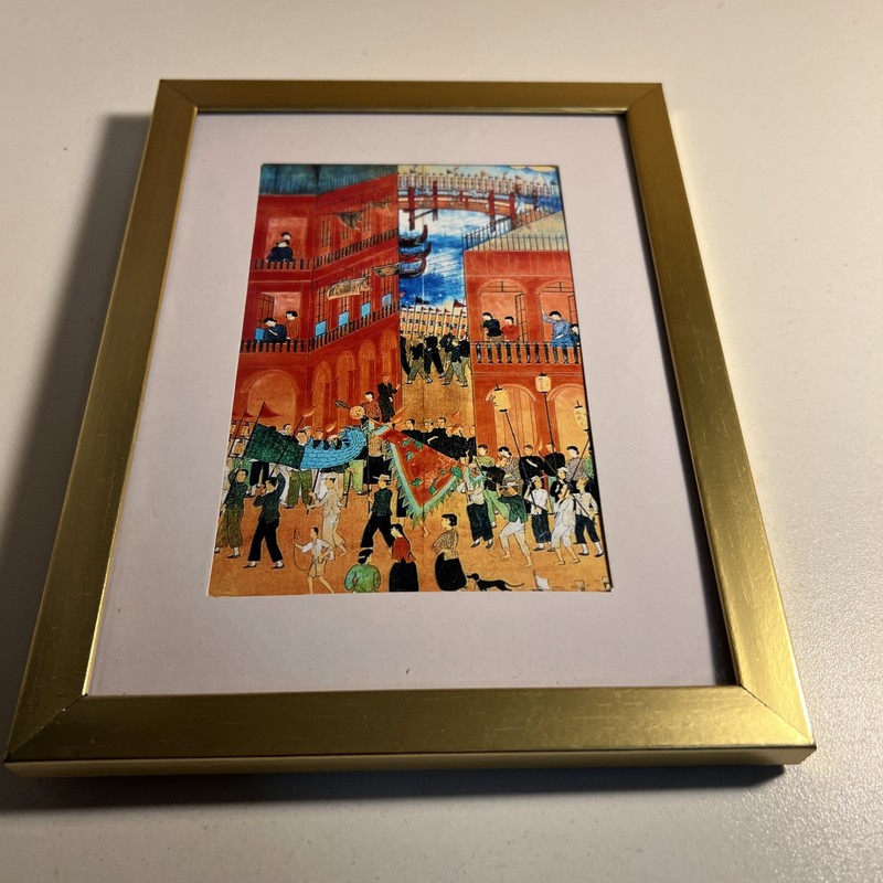 Beautiful Singapore Art print framed