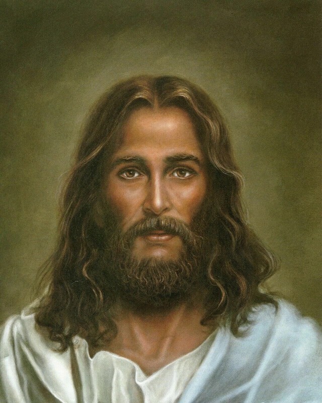 UNIQUE Christian print picture JESUS Portrait VINTAGE art poster print gallery