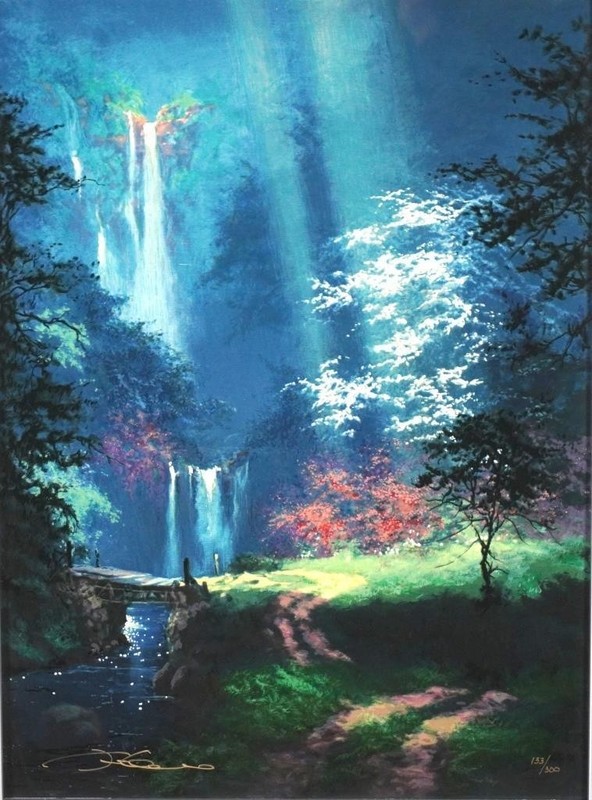 James Coleman Soft Grow Giclee on Canvas Art Print Signed ED 133/300 Framed