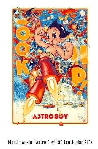 ✅🔥*RARE* Martin Ansin "Astro Boy" 3D Lenticular PLEX - LE #33/50 - *IN HAND* gallery