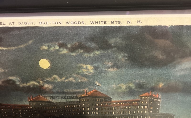 The Mt. Washington Hotel Print Framed 11 1/4” X 15 1/4” Bretton Woods White Mts gallery