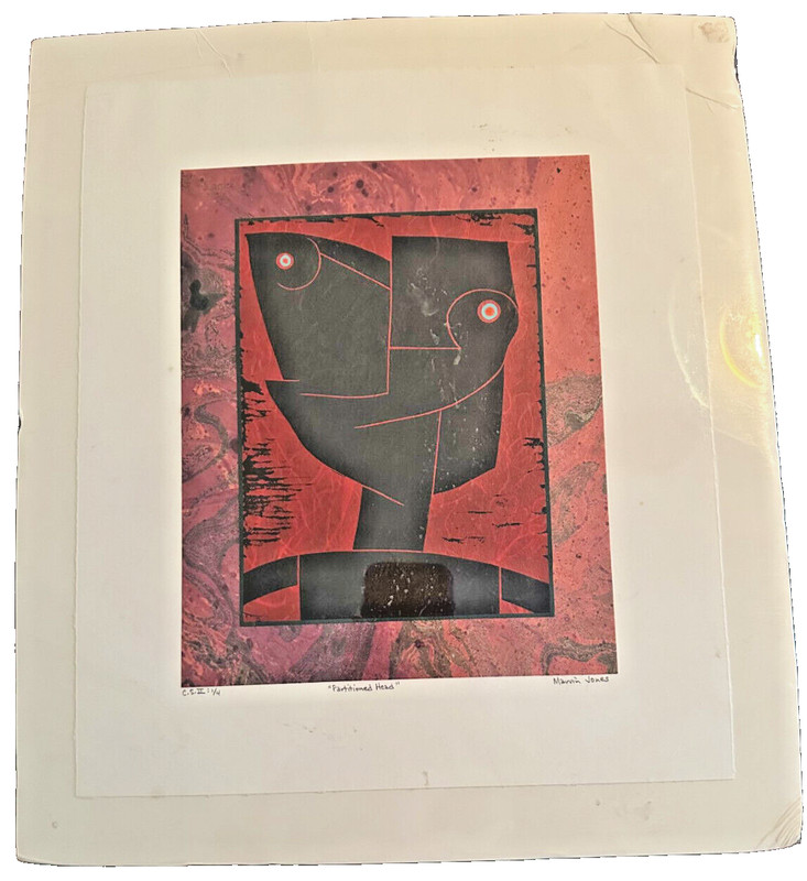 Marvin Jones "Partitioned Head" print 1 of 4