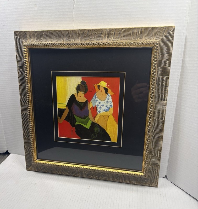 Tom King Print Abstract 16x16 Framed