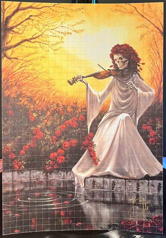 Richard Biffle «Ripple» Blotter Art