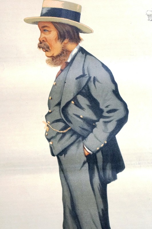 Marquis of Exeter 1881 ENGLISH GENTLEMAN Vanity Fair APE Matted Caricature Print gallery
