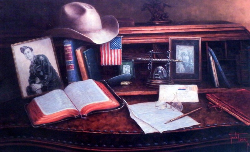 Jack Terry All American Cowboy Art Print 25 x 15