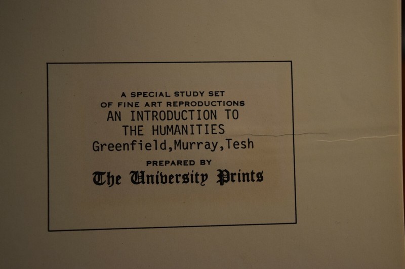 The University Prints An Introduction to The Humanities Cica 1984 gallery