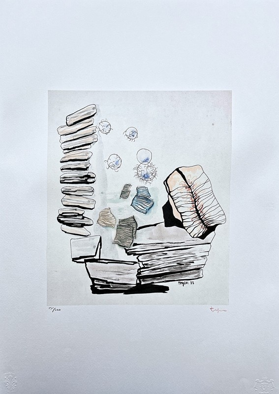 TOYEN – Stones – numbered edition 151/500, 50×70 cm (19,7×27,6 in)