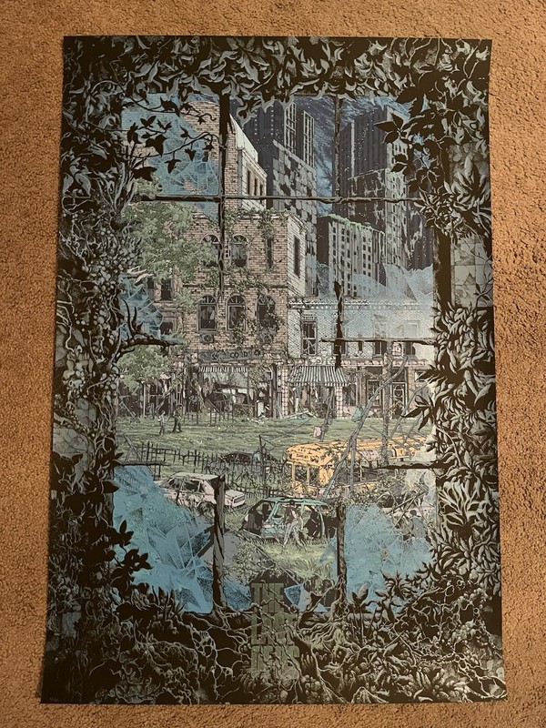 The Last Of Us by Kilian Eng Variant Screenprint Poster Private Commission Le 65