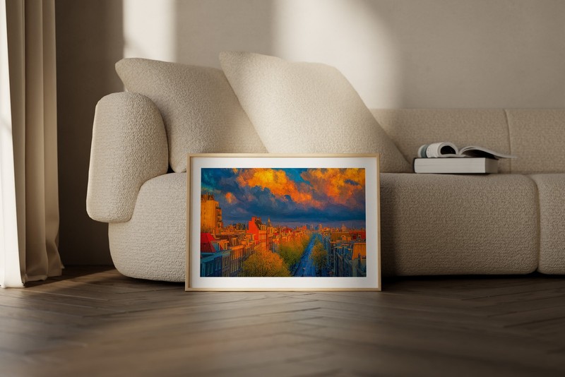 Amsterdam Netherlands 36x24 Giclée Art Print Ltd 1/25 Signed COA Rombley H8 gallery