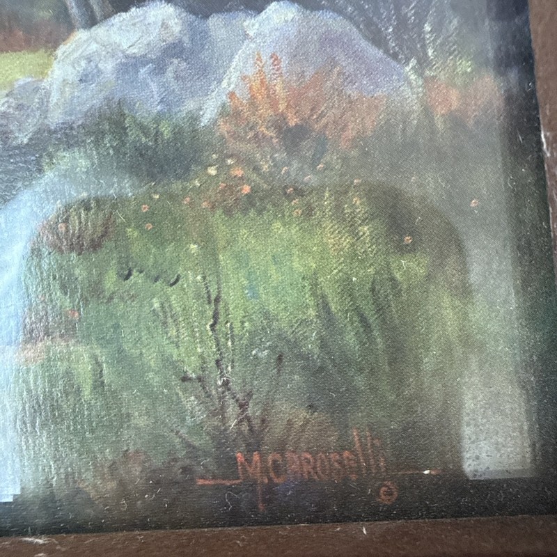 Marianne Caroselli “Spring In The Rockies” Cowboy Horses Western Mini Print 5x7 gallery