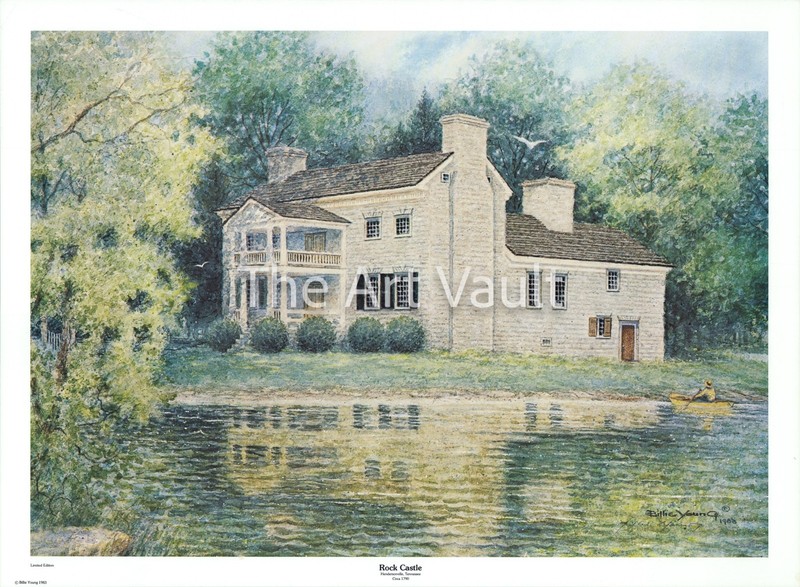 Billie Young Rock Castle Hendersonville Tennessee 25.5x18.75 in Print