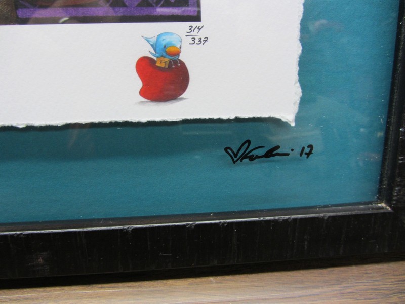 Fabio Napoleoni 18"by 12" COA 314/337 Framed 24 by 17 inches W COA 2013 gallery