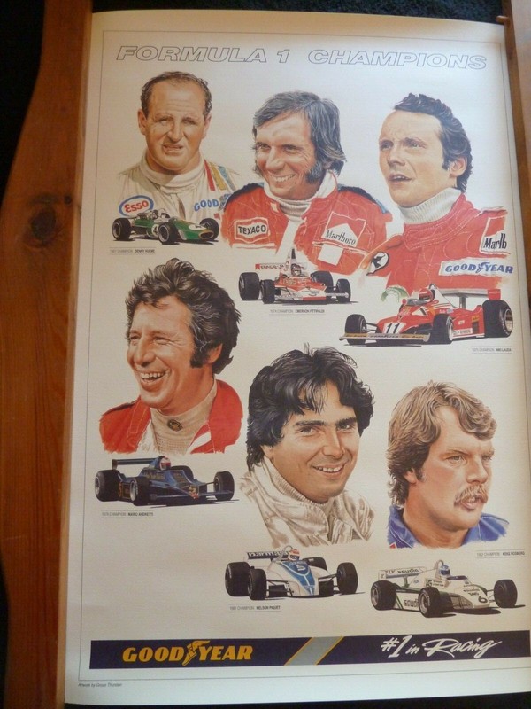 Goodyear Art Print – #1 in Racing – Formula 1 Champions. 2 of 2.