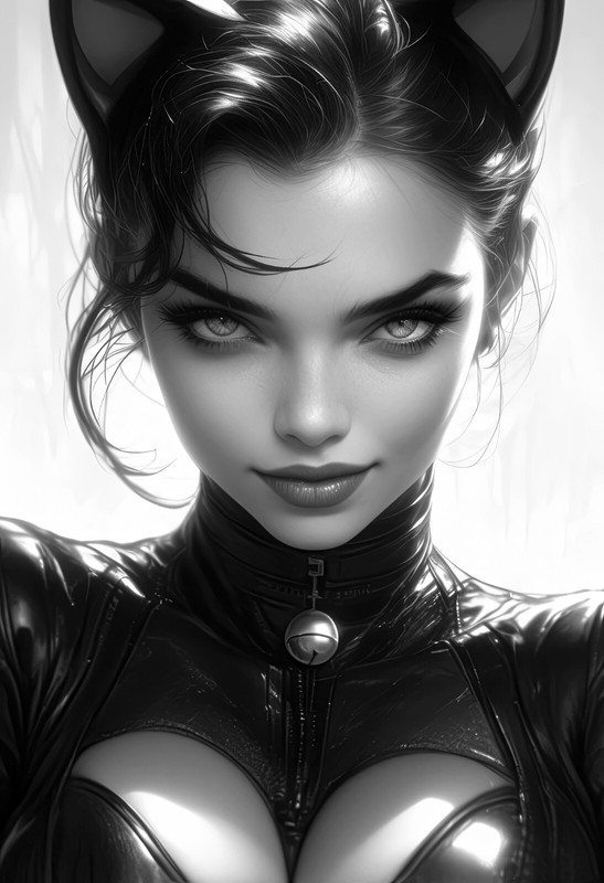 «Catwoman 27» 13×19 Fine Art Print Limited to Only 20 Hand-Numbered Copies