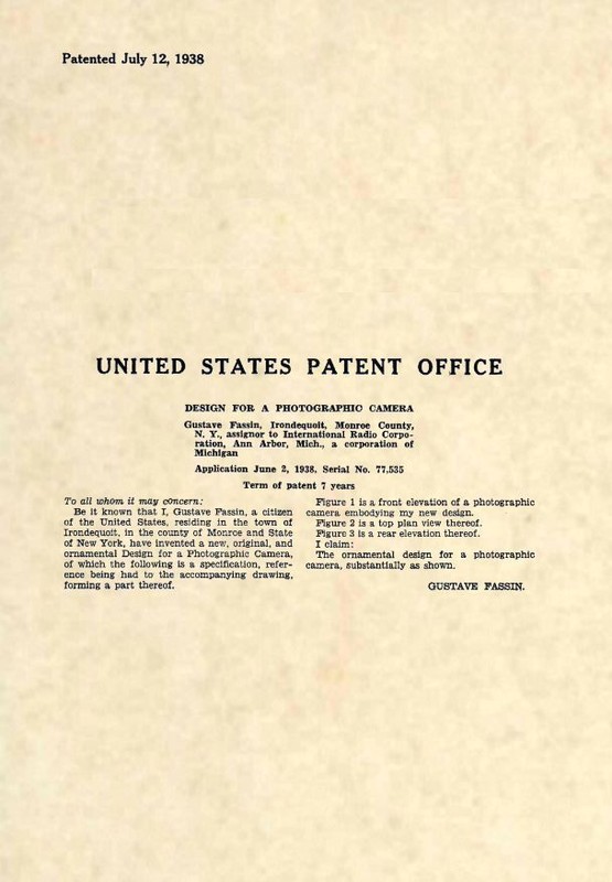 Official 35mm Camera US Patent Art Print- Vintage Argus Official Antique 253 gallery