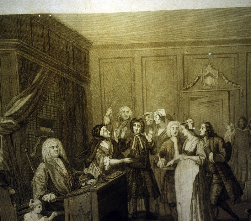 1803 After William Hogarth Engraving HERE JUSTICE TRIUMPHS Thomas Cook gallery