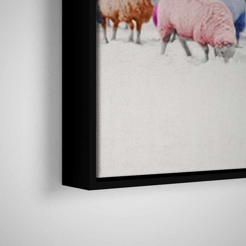 Artographie - Rainbow Sheep - Art Print on Paper or Canvas gallery