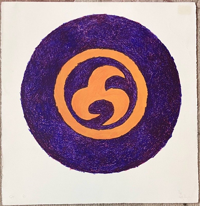 Keith Boyle-Abstract Lithograph from 10 West Coast Artists – 1967 – S/N
