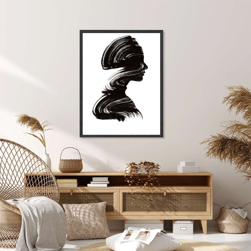 Abstract Female Silhouette Wall Art Canvas Oil Paintings Reproduction gallery