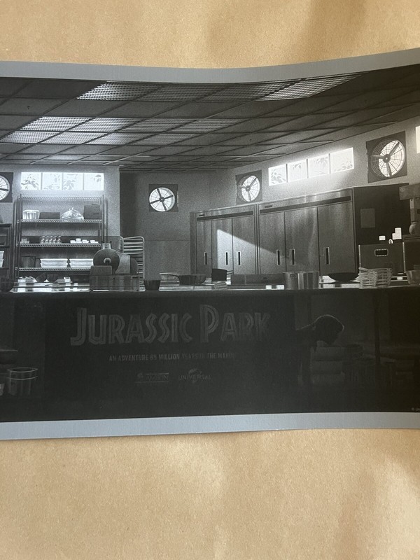 Ben Harman "Jurassic Park" Gray Edition Giclee Hand-numbered edition of 100 gallery