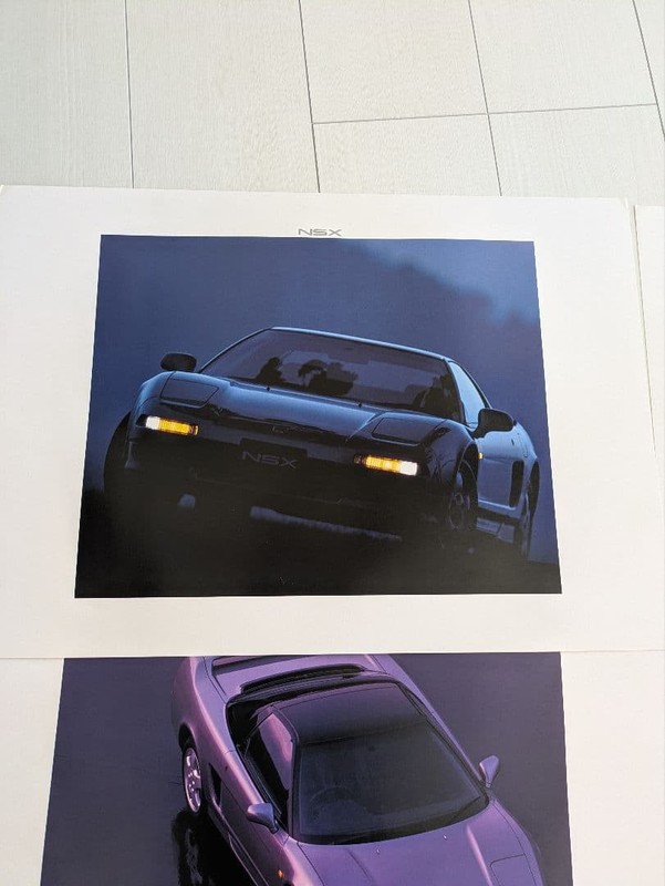 Rare HONDA NSX Poster NSX PORT Forio Novelty Limited A3 size poster gallery