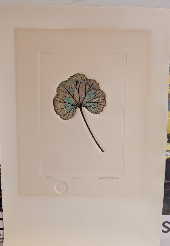 MALVOU by RIMER CARDILLO. Color Aquatint Etching Print. No Frame, Ships In Tube