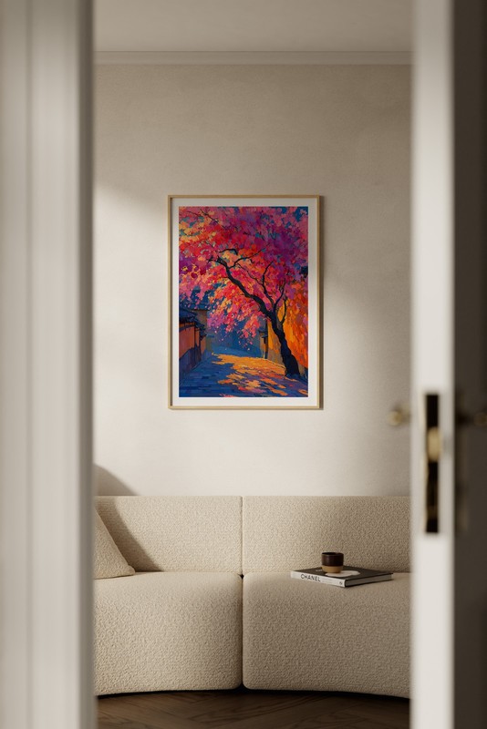 Cherry Blossom Japan 24x36 Giclée Art Print Ltd 1/25 Signed COA Rombley V8 gallery
