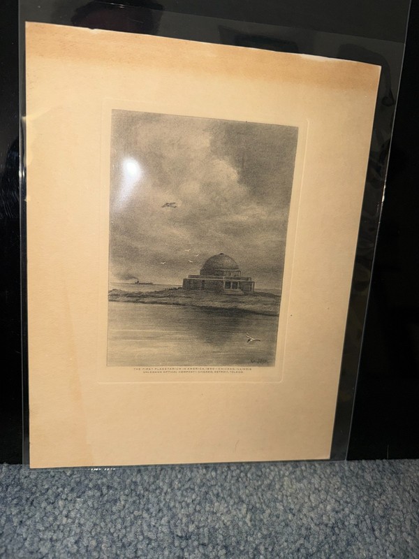 First Planetarium in America – 1930 – Chicago – Earl Reed – Adler