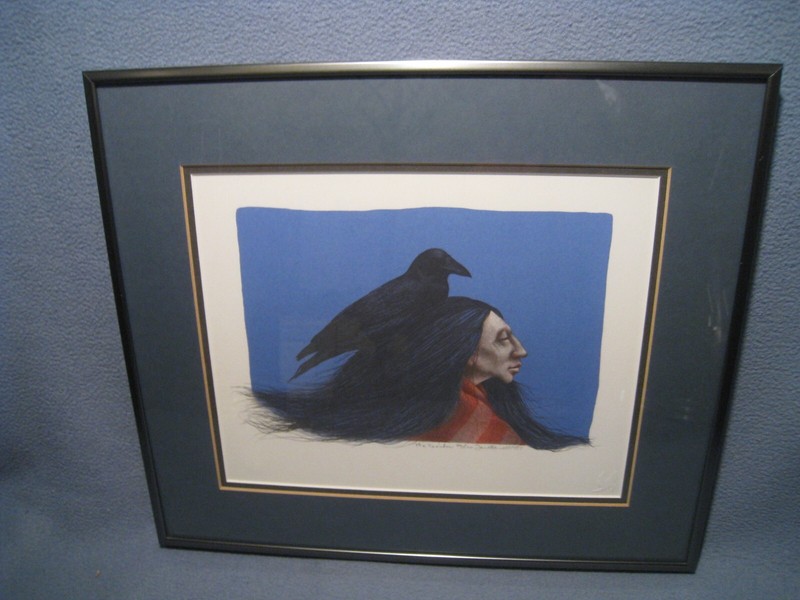 1984 Framed Frank Howell "The Teacher" Lithograph Hand Signed with COA. 99/150 gallery