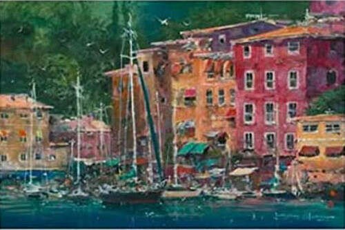 HARBOR ART PRINT Portofino Afternoon James Coleman