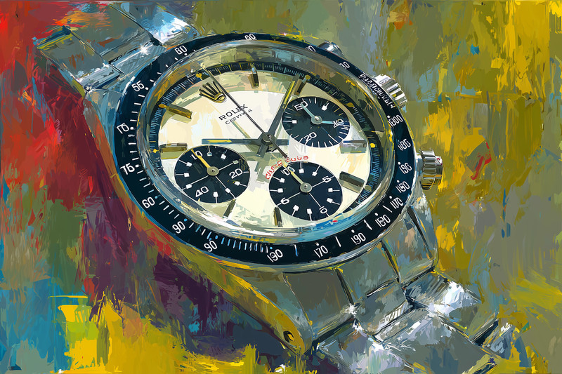 Rolex Watch Pop Art 48×32 Giclée Art Print Ltd 1/25 Signed COA Rombley H11